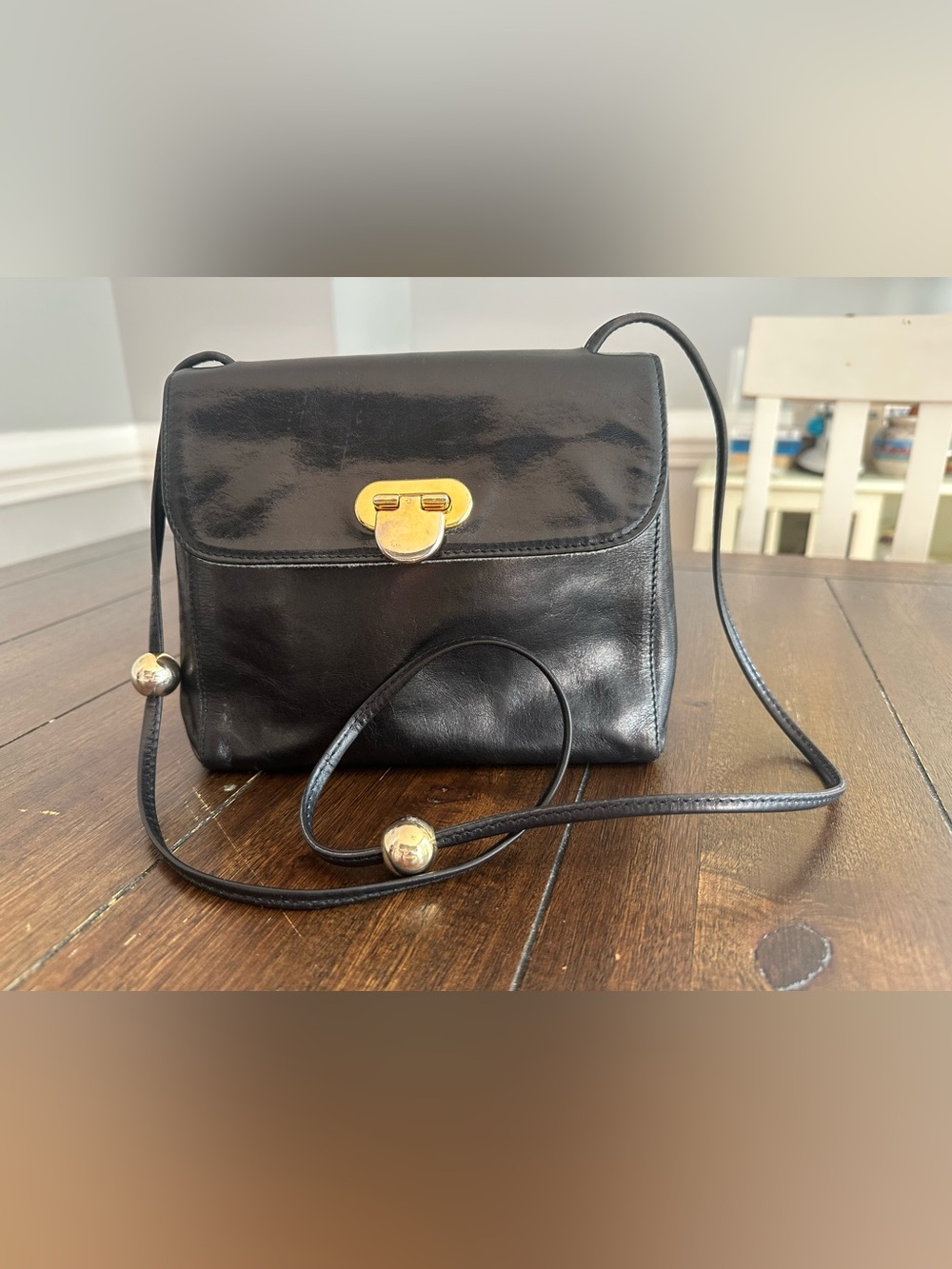 Vintage Furla leather cross body bag